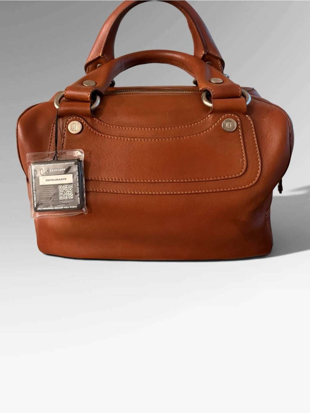 Pre-owned Celine Boogie Brown Leather Top-Handle Bag